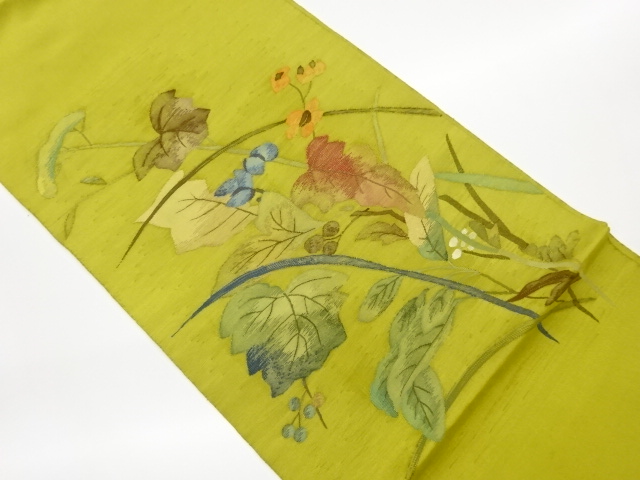 JAPANESE FUKURO OBI / WOVEN PLANTS